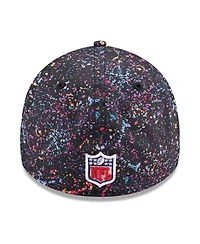 New Era Men's Black York Giants 2025 Nfl Crucial Catch 39THIRTY Flex Hat