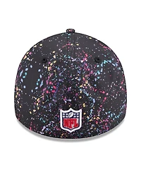 New Era Men's Black England Patriots 2025 Nfl Crucial Catch 39THIRTY Flex Hat