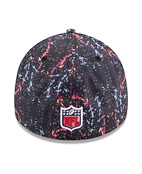 New Era Men's Black Miami Dolphins 2025 Nfl Crucial Catch 39THIRTY Flex Hat