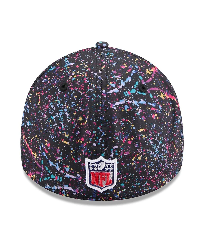 New Era Men's Black Indianapolis Colts 2025 Nfl Crucial Catch 39THIRTY Flex Hat