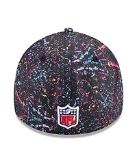 New Era Men's Black Indianapolis Colts 2025 Nfl Crucial Catch 39THIRTY Flex Hat