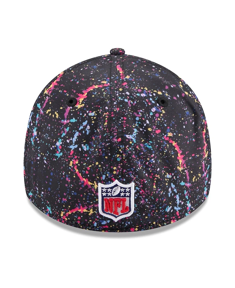 New Era Men's Black Denver Broncos 2025 Nfl Crucial Catch 39THIRTY Flex Hat