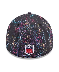 New Era Men's Black Cleveland Browns 2025 Nfl Crucial Catch 39THIRTY Flex Hat