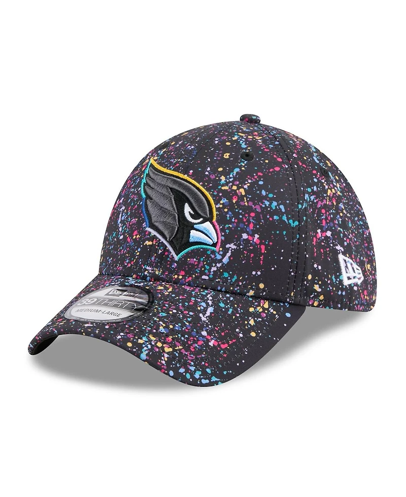New Era Men's Black Arizona Cardinals 2025 Nfl Crucial Catch 39THIRTY Flex Hat