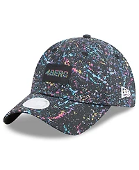 New Era Women's Black San Francisco 49ers 2025 Nfl Crucial Catch Pony Tail Adjustable Hat