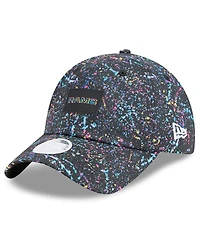 New Era Women's Black Los Angeles Rams 2025 Nfl Crucial Catch Pony Tail Adjustable Hat