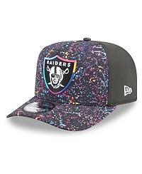 New Era Men's Black Las Vegas Raiders 2025 Nfl Crucial Catch A-Frame 9FIFTY Snapback Hat