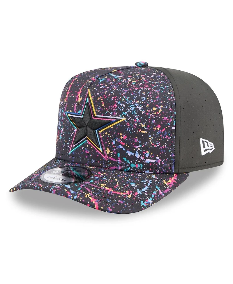 New Era Men's Black Dallas Cowboys 2025 Nfl Crucial Catch A-Frame 9FIFTY Snapback Hat