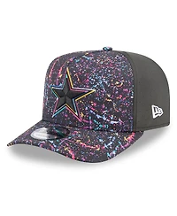 New Era Men's Black Dallas Cowboys 2025 Nfl Crucial Catch A-Frame 9FIFTY Snapback Hat