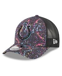 New Era Men's Black Indianapolis Colts 2025 Nfl Crucial Catch 9FORTY Adjustable Hat