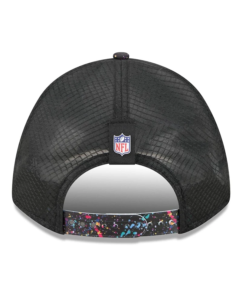 New Era Big Boys and Girls Black Atlanta Falcons 2025 Nfl Crucial Catch 9FORTY Adjustable Hat