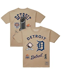 Mitchell & Ness Men's Cream Detroit Tigers Legacy Defined T-Shirt