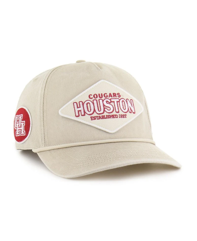 '47 Brand Men's and Women's Cream Houston Cougars Outdoorsmen Cairn Hitch Adjustable Hat