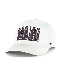 '47 Brand Women's White Texas A&M Aggies Outspoken Hitch Adjustable Hat