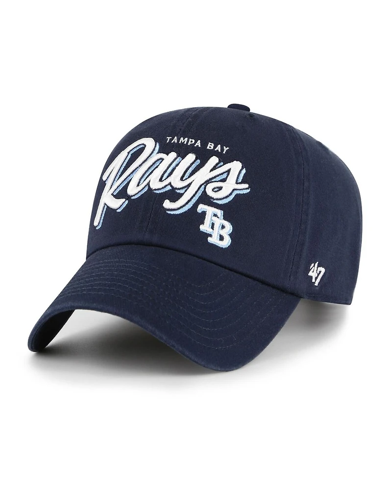 '47 Brand Women's Navy Tampa Bay Rays Ariana Clean Up Adjustable Hat