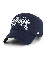 '47 Brand Women's Navy Tampa Bay Rays Ariana Clean Up Adjustable Hat