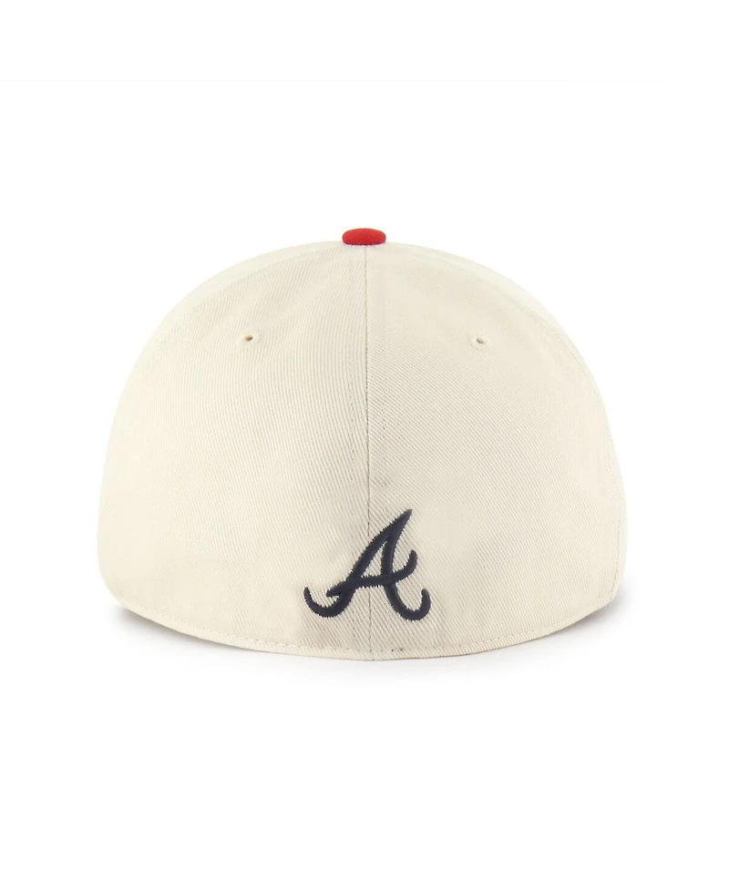 '47 Brand Men's Natural Atlanta Braves Crosstown Franchise Fitted Hat