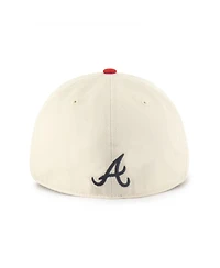 '47 Brand Men's Natural Atlanta Braves Crosstown Franchise Fitted Hat