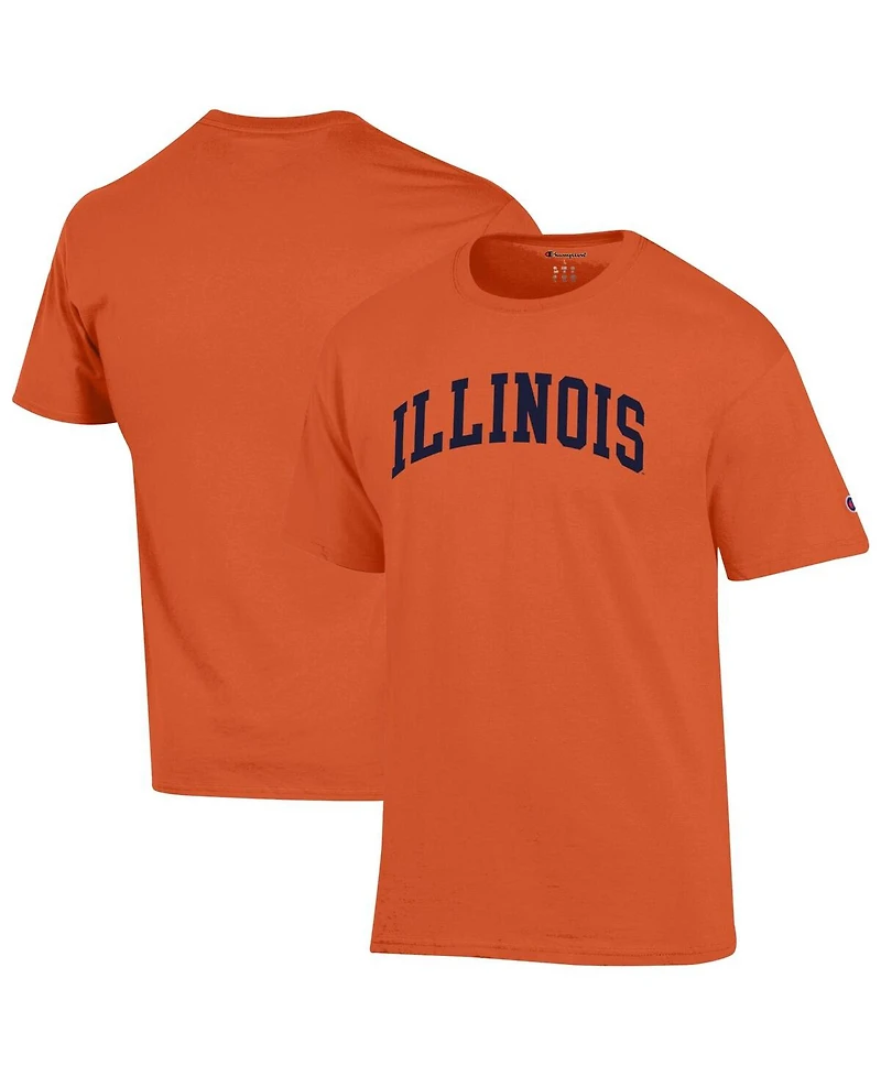 Champion Men's Orange Illinois Fighting Illini Basic Arch T-Shirt