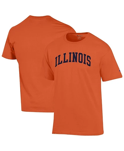 Champion Men's Orange Illinois Fighting Illini Basic Arch T-Shirt