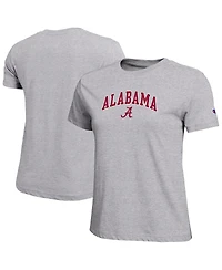 Champion Women's Gray Alabama Crimson Tide Arched Over Logo T-Shirt