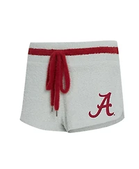 Concepts Sport Women's 2-Piece Gray/Crimson Alabama Crimson Tide Whitley Long Sleeve Hoodie Top and Shorts Set