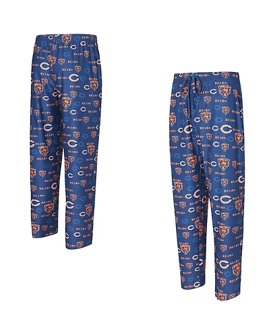 Concepts Sport Men's Navy Chicago Bears Mosaic All Over Print Pants