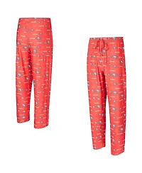 Concepts Sport Men's Scarlet San Francisco 49ers Mosaic All Over Print Pants