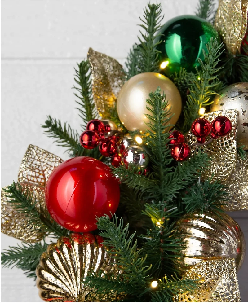 Balsam Hill 30" Merry and Bright Christmas Wreath