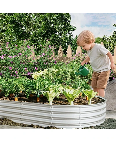 Streamdale Furniture 8x4x1ft Raised Garden Bed Kit