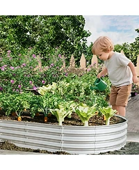 Streamdale Furniture 8x4x1ft Raised Garden Bed Kit
