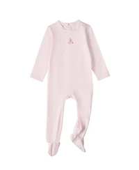 MeMoi Baby And Toddler Girls "Girl Her Waddling Ducks" Cotton Rich Footie