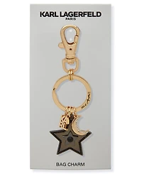 Karl Lagerfeld Paris Star and Moon Charm Keychain