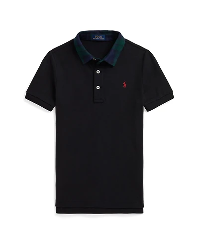 Polo Ralph Lauren Toddler and Little Boys 2T-7 Plaid Collar T-Shirt