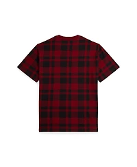 Polo Ralph Lauren Boys 8-20 Plaid Short Sleeves T-Shirt