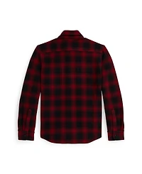 Polo Ralph Lauren Boys 8-20 Flannel Long Sleeve Shirt Jacket
