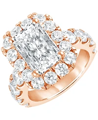 Bagley Mischka Certified Lab Grown Diamond Emerald Halo Engagement Ring (8-3/4 ct. t.w.) 14k Gold