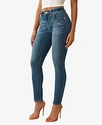 True Religion Women's Jennie Money Embossed Skinny Jeans