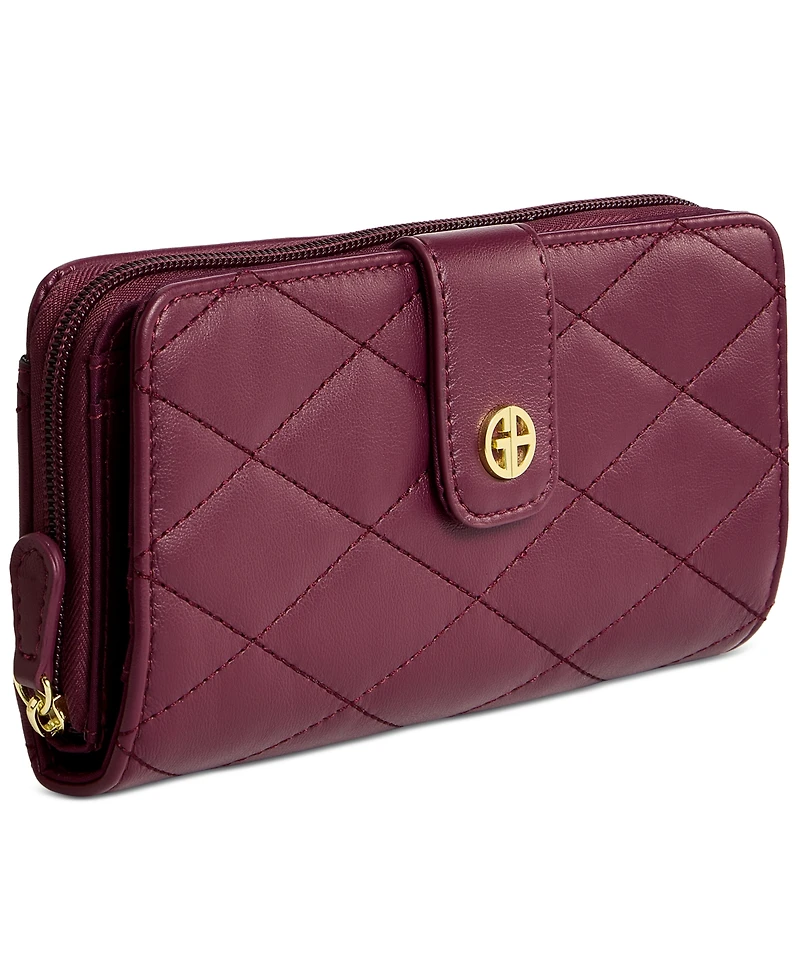 Giani Bernini Aio Quilted Wallet, Macy's Exclusive