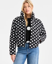 On 34th Women's Dot Puffer Jacket, Macy's Exclusive