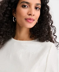 On 34th Women's Knit Short-Sleeve Sequin T-Shirt, Macy's Exclusive