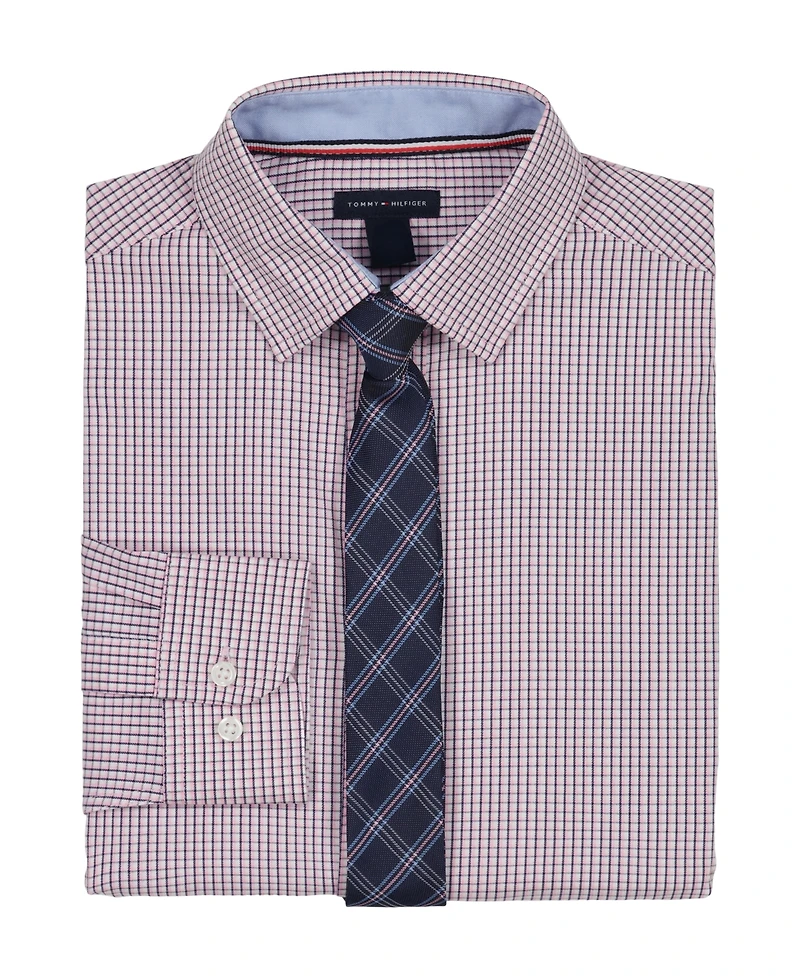 Tommy Hilfiger Boys 8-20 Long Sleeve Stretch Murray Check Shirt