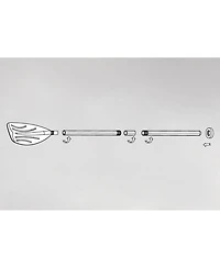 Intex Set of 48" Paddles Plastic Ribbed French Oars for Inflatable Boat (Pair)