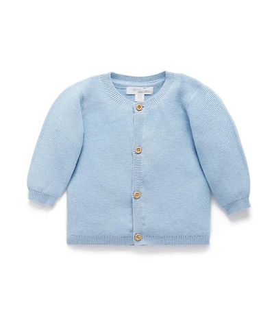 Purebaby Baby Boys Textured Knit Cardigan