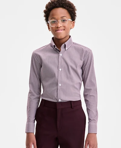 B By Brooks Brothers Boys 8-20 Classic Long Sleeve Shirt