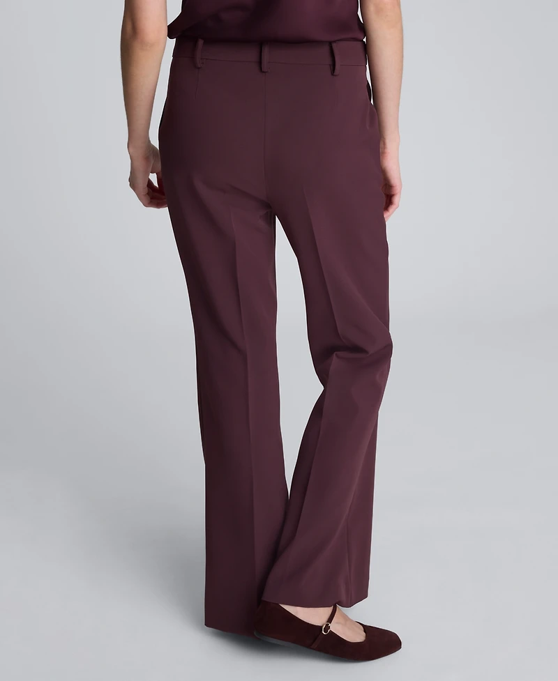 Kenneth Cole Women's Luxe Twill Flare Leg Pant