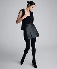 Kenneth Cole Women's Pleated Mini Skirt