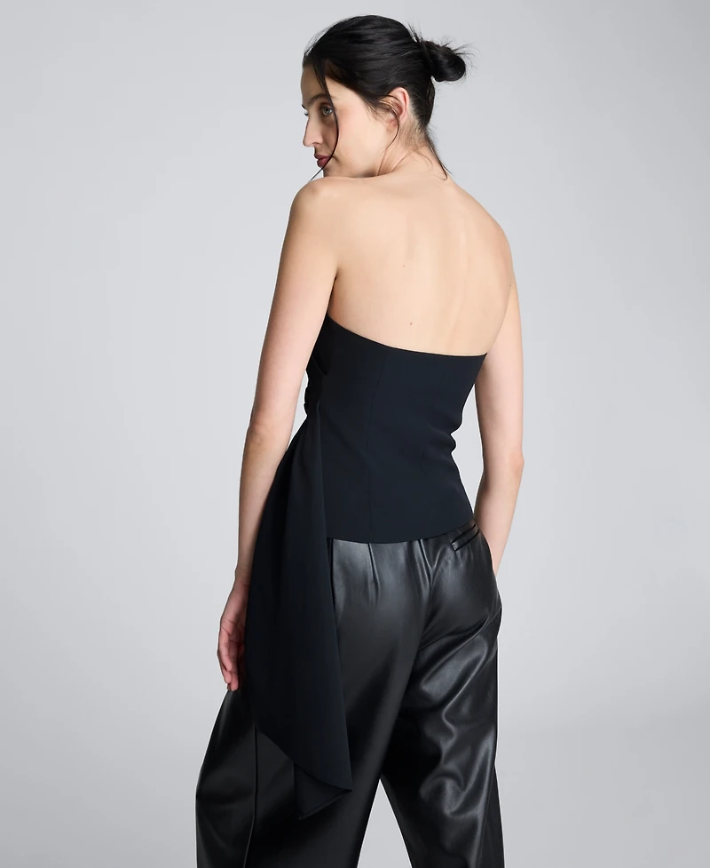 Kenneth Cole Women's Drape Front Bustier Top