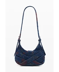 Desigual Women's Medium printed denim bag
