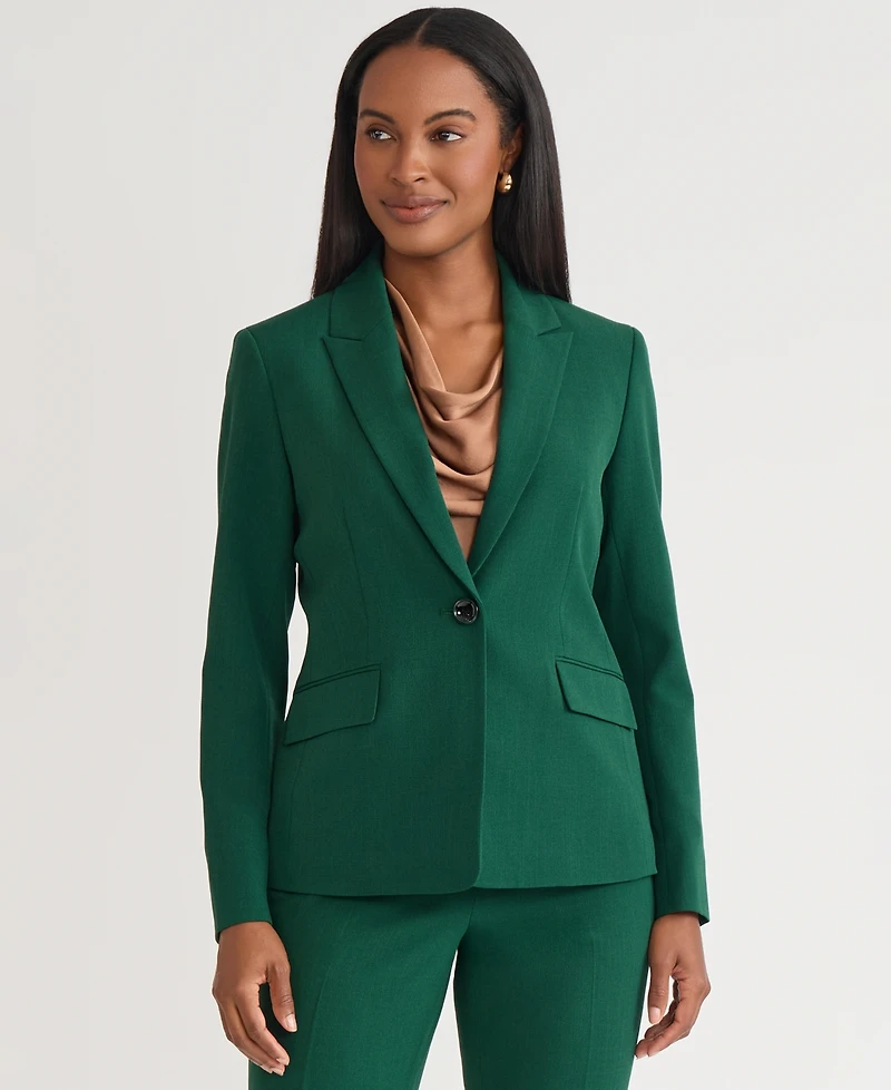 Kasper Women's One-Button Blazer, Regular & Petite